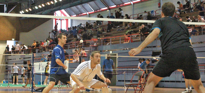 photo de joueurs de badminton