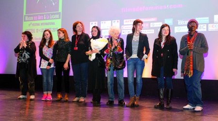 Photo de la cérémonie de clôture du festival Films de femmes