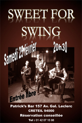 photo du groupe sweet for swing