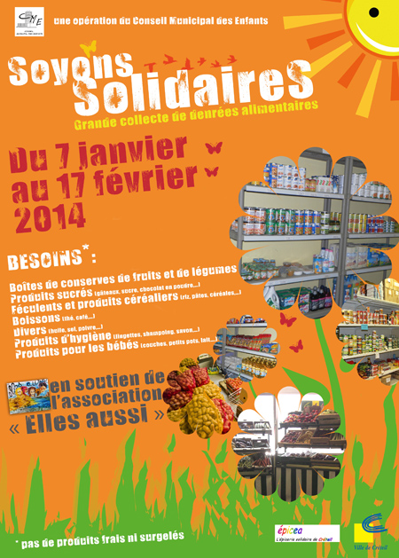 Affiche Soyons SolidaireS