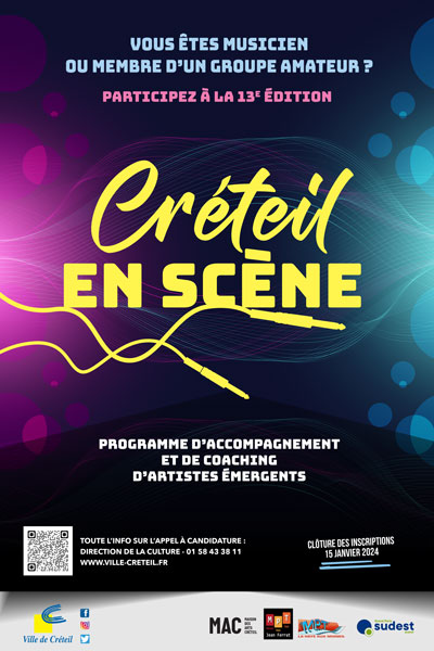 Appel à candidature Créteil en scène - 13e édition
