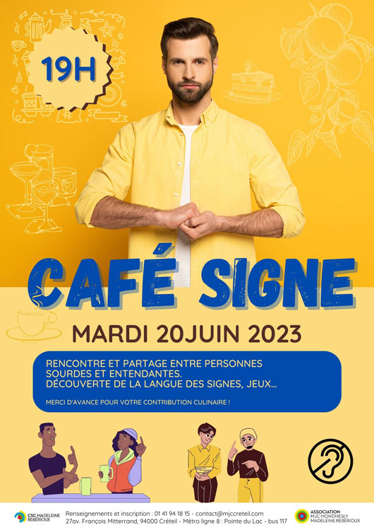 Café signe le mardi 20 juin 2023