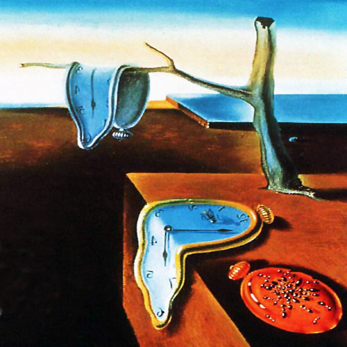 Peinture Les montres molles de Salvador Dali 