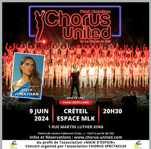 Chorus United sur scène