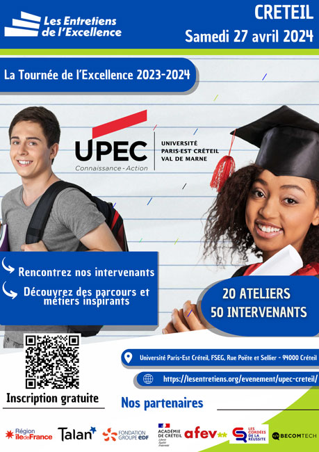 UPEC : Les entretiens de l'excellence 2024