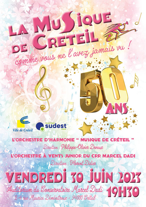La musique de Créteil le 30 juin 2023