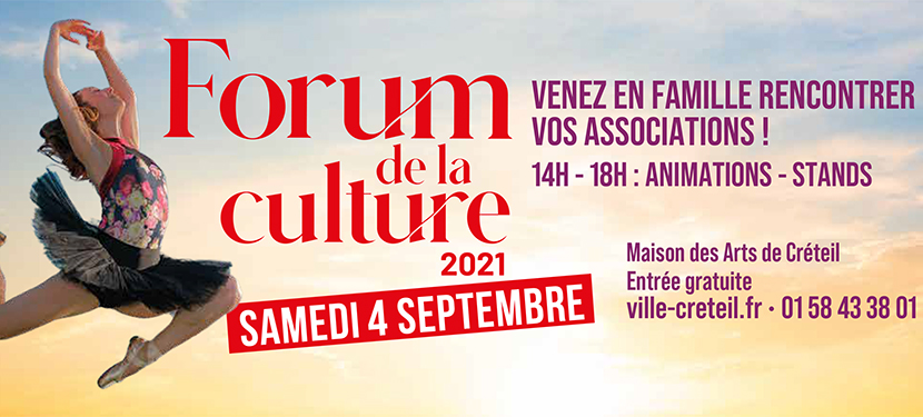 Affiche du forum de la culture 2021