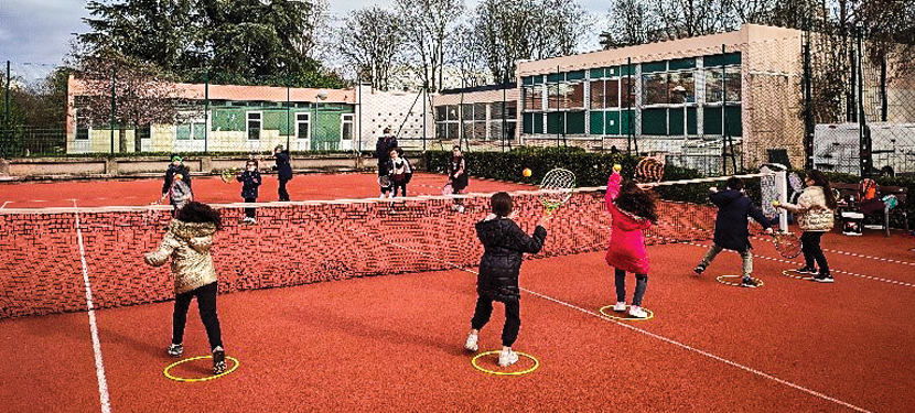 Photo d'activité sportive avec les enfants