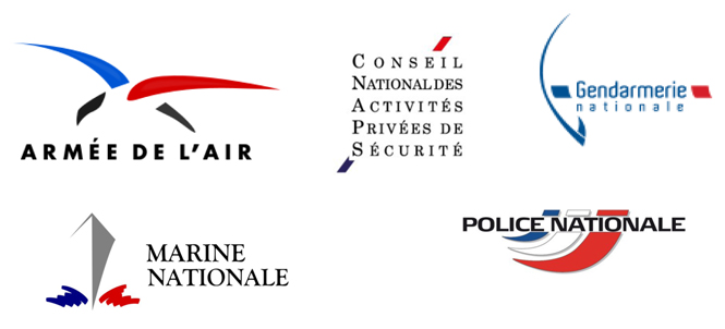 Logos des métiers de la défense