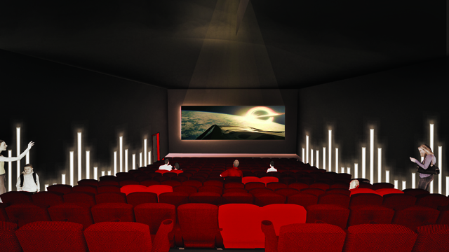 Photo maquette des nouveaux Cinémas du Palais