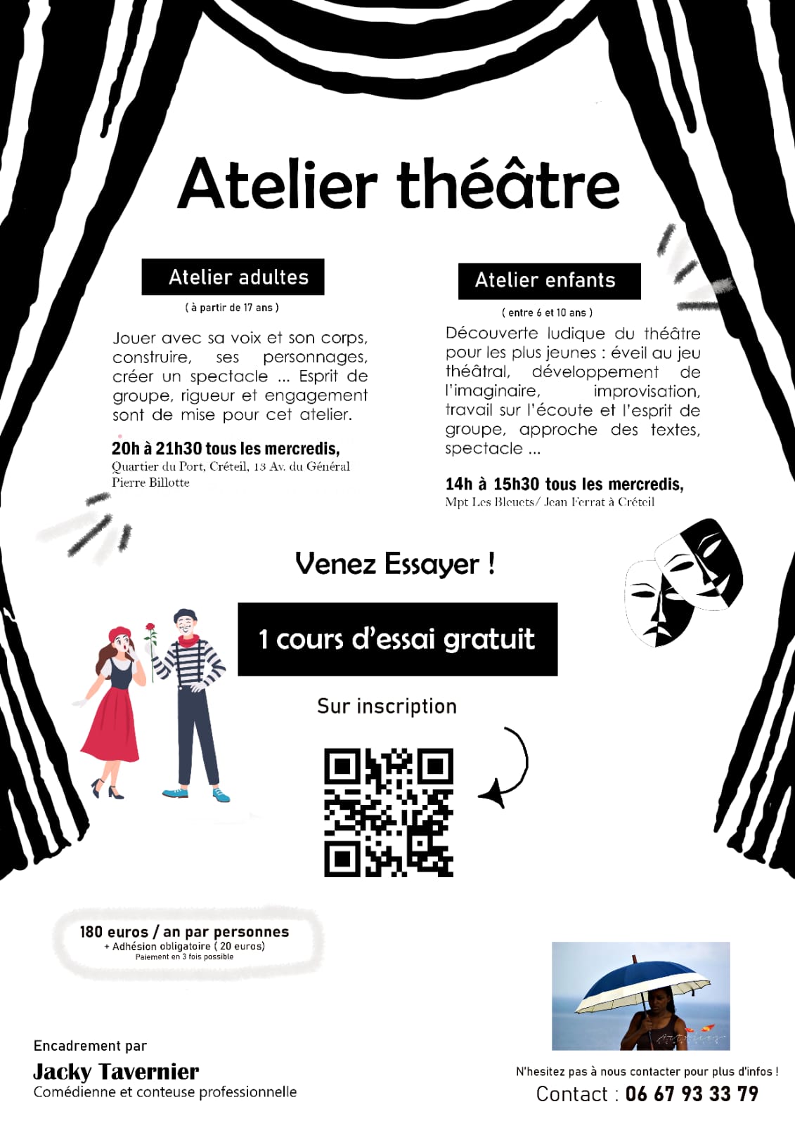 Atelier théâtre 2023/24
