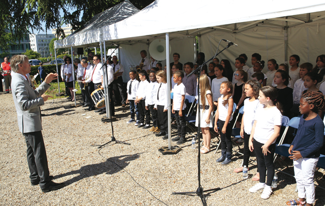 Chorale de l'école Chateaubriand, 8 mai 2018