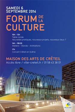 affiche du forum de la culture 2014