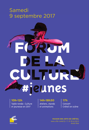 Affiche du forum de la culture 2017
