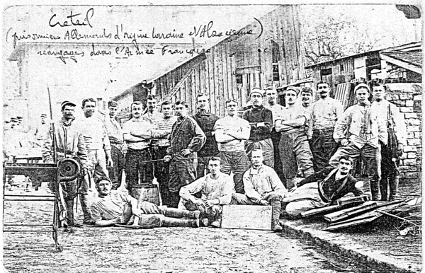 photo des prisonniers alsaciens