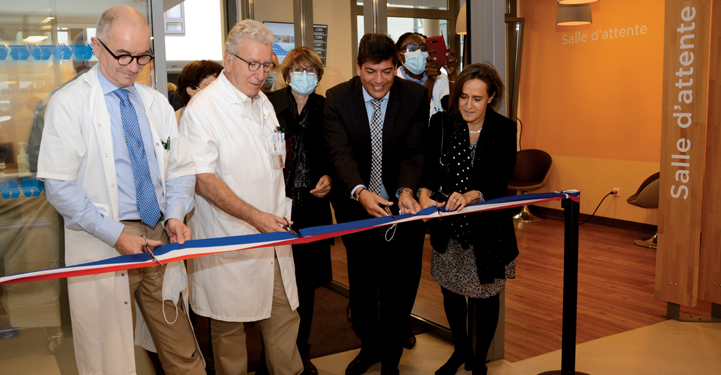 Photo de l'inauguration du service ORL et stomatologie au Chic