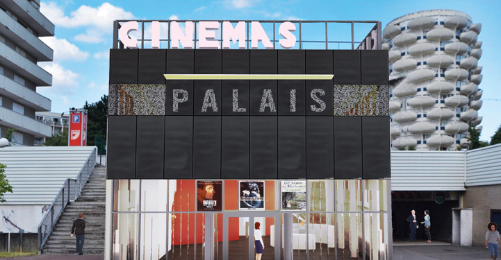 Photo maquette des nouveaux Cinémas du Palais
